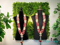 Artificial Peony Garland ( Gold and Red)