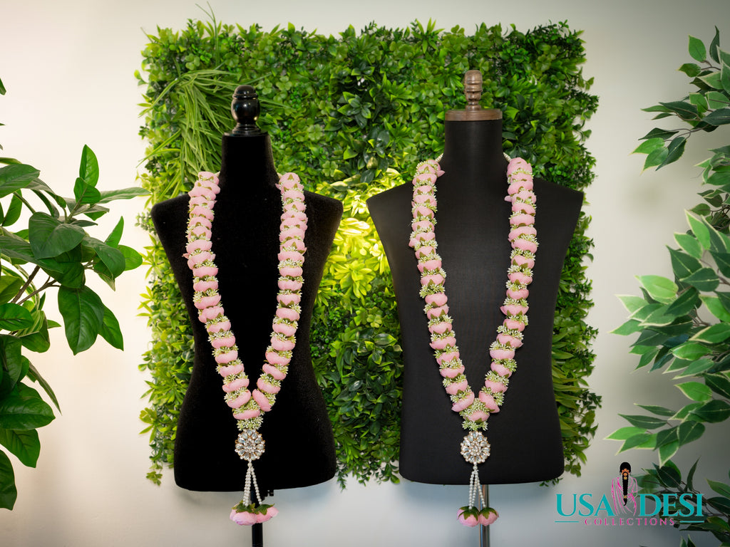 Artificial Peony Garland (Light Pink)
